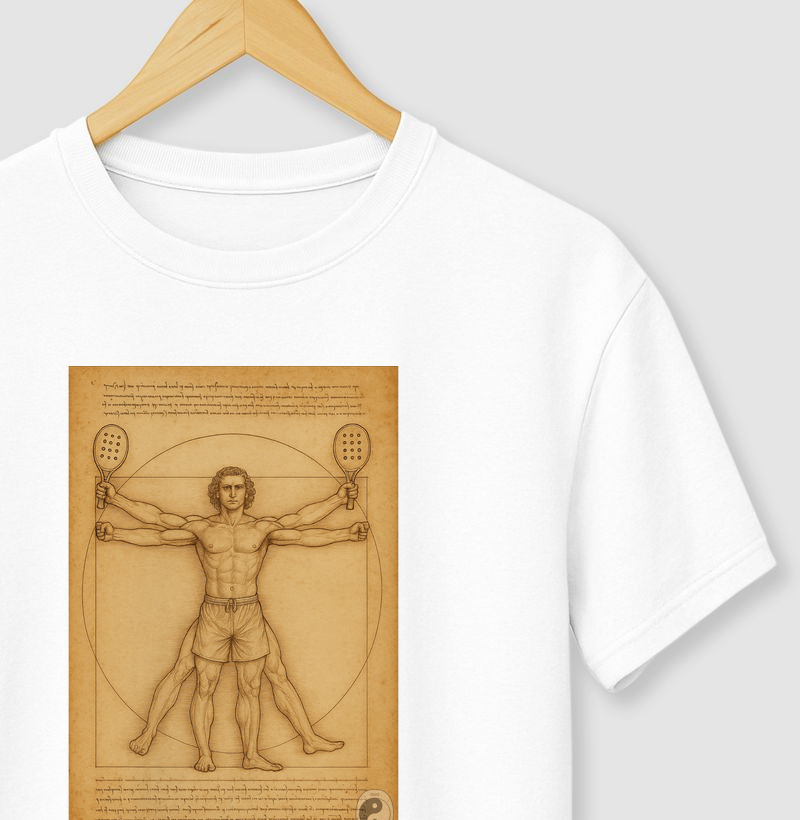 Beach Tennis - Leonardo Da Vinci - Homem Vitruviano