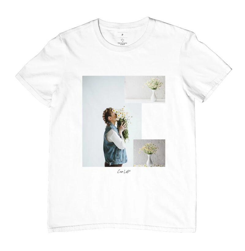 Camiseta Decorando Margaridas cl320