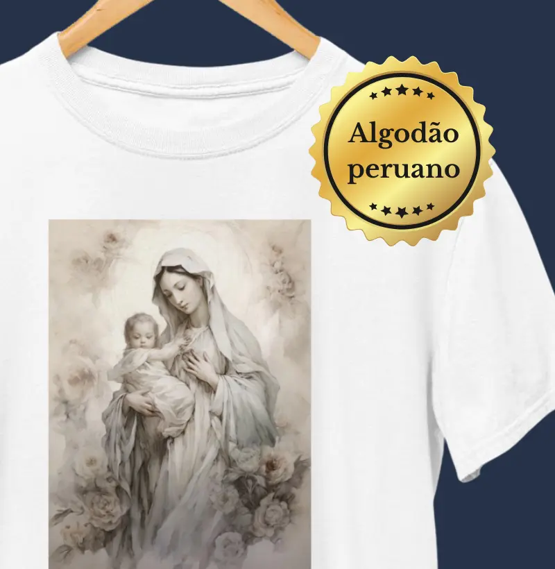 Algodão Peruano - Mãe de Deus