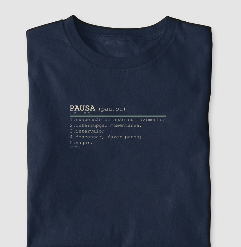 Definição - Pausa