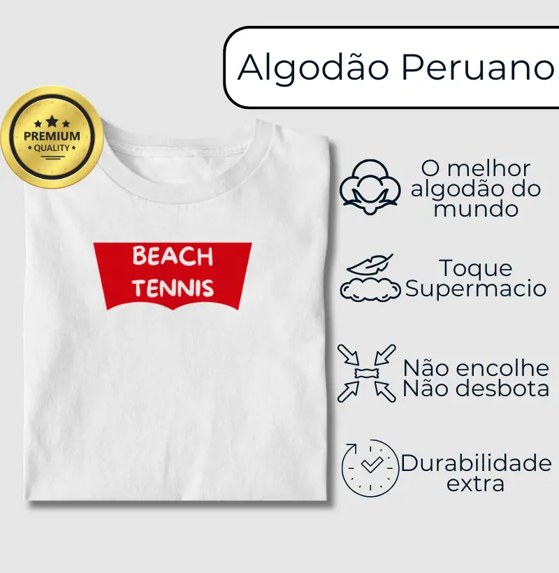 Algodão Peruano - Beach Tennis Attitude