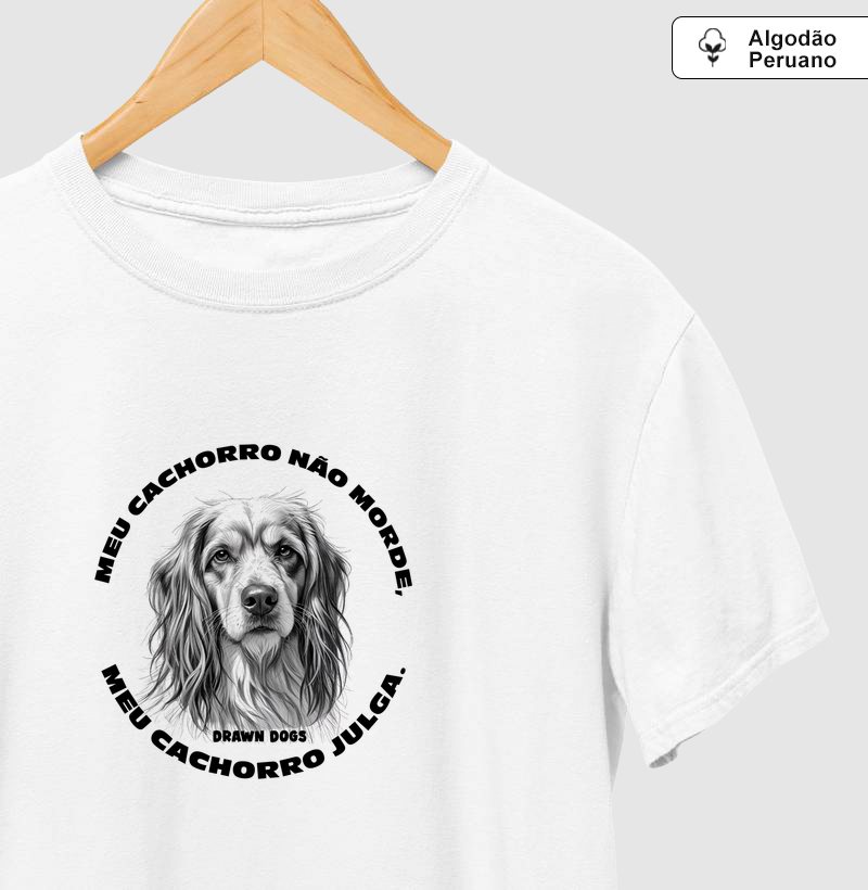 Meu cachorro não morde. Meu cachorro julga.