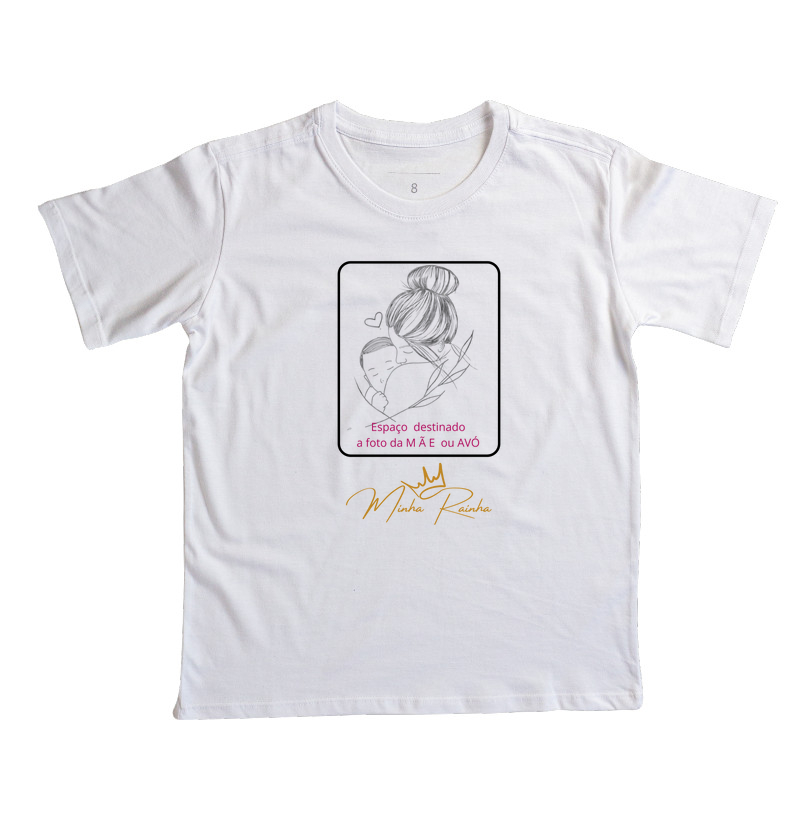 Camiseta Personalizada Homenagem à Mães e/ou Avós