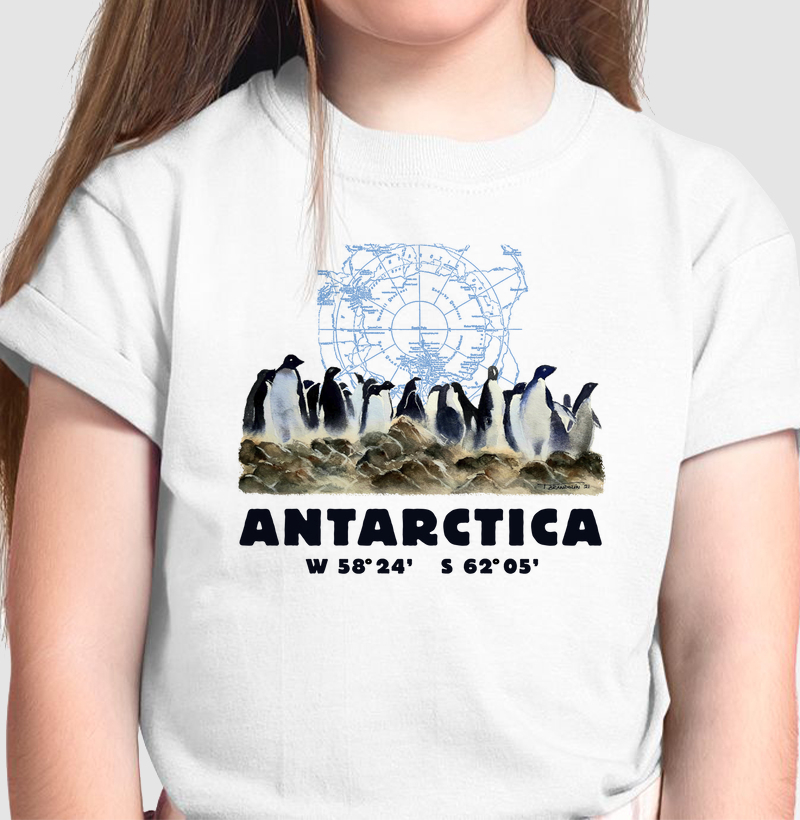 Camiseta Infantil - Antarctica