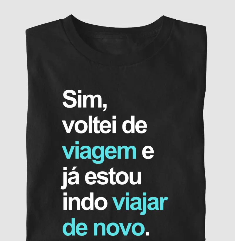 Já estou indo viajar de novo