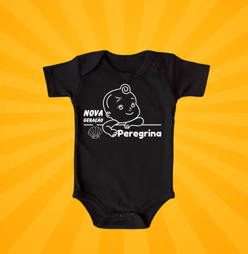 Nova Geração Peregrina | Body Preto