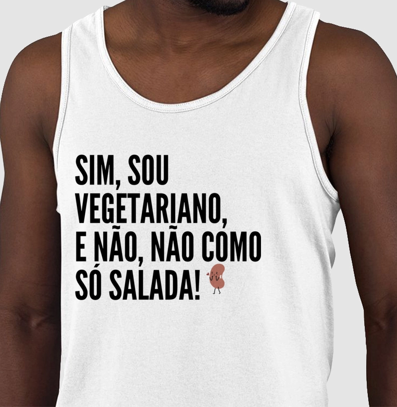 vegetariano e não como só salada
