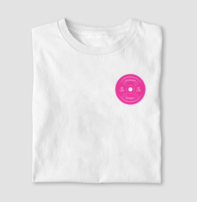 Barbell rosa de bolso