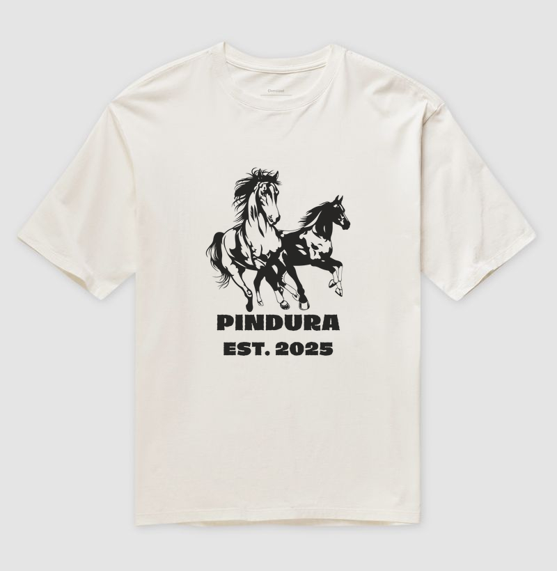 Camiseta Oversized Horses