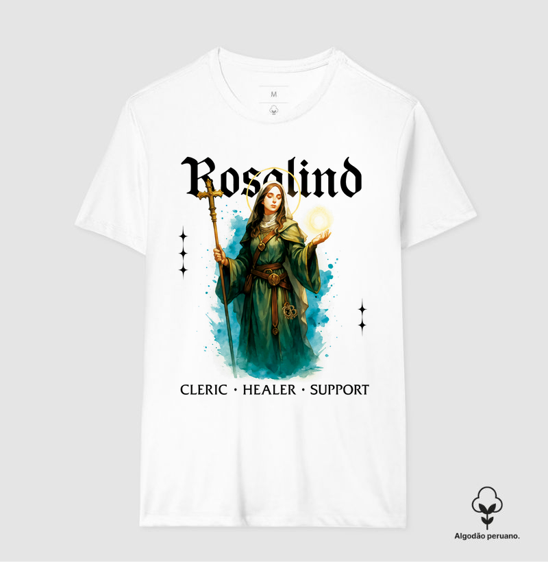 100% Algodão Oversized - Rosalind:  Weaver of Prayers