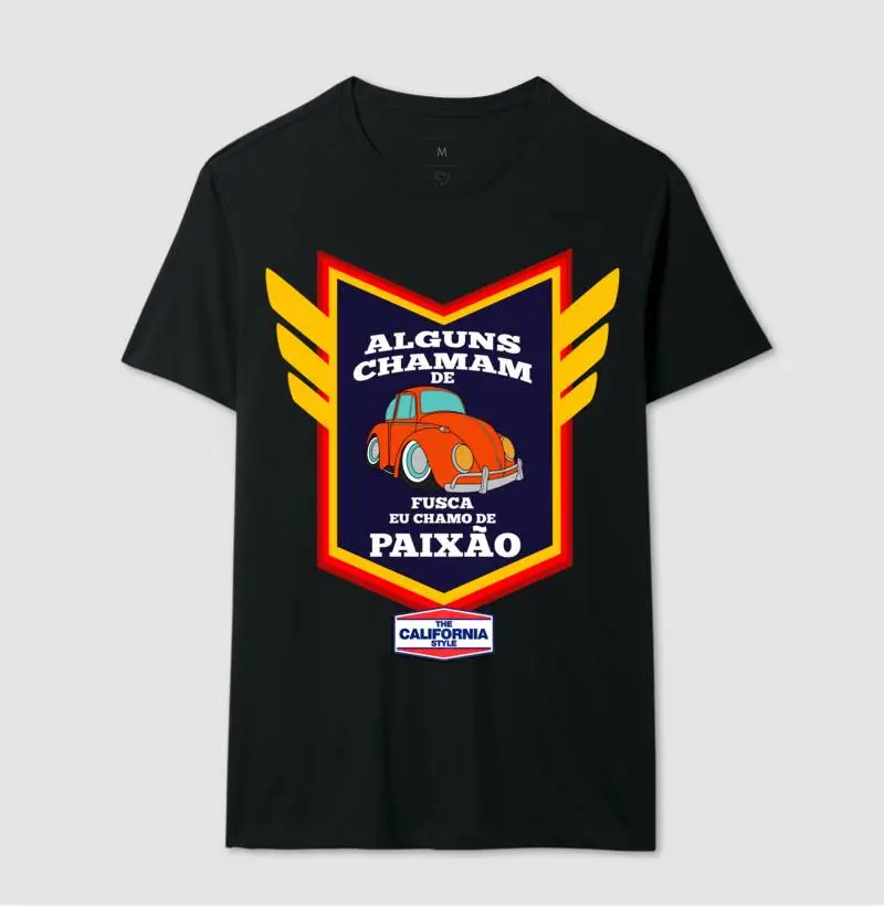 Camiseta Alguns chamam de Fusca eu chamo de Paixão