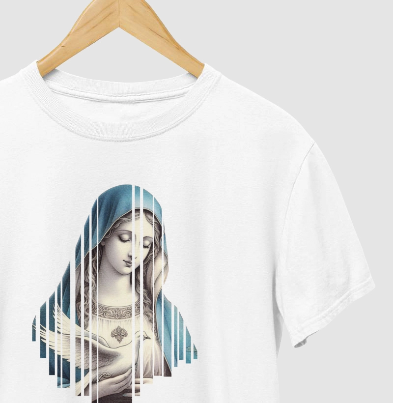 Camiseta de Algodão "Mãe"