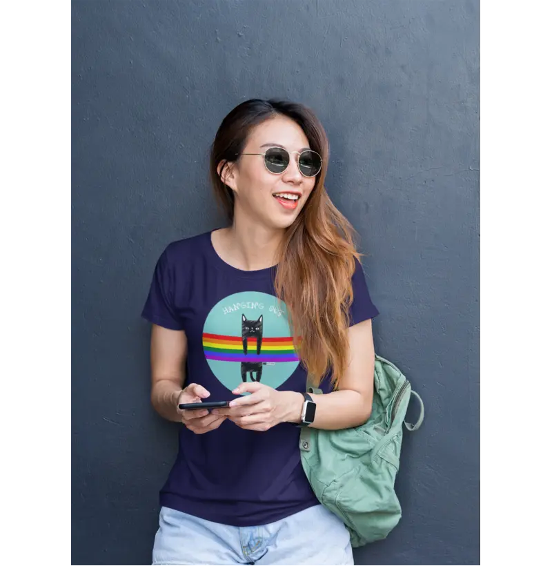013 - Camiseta 100% algodão hangingout