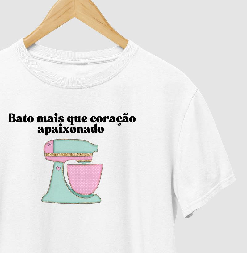 T-shirt bato mais que coração apaixonado