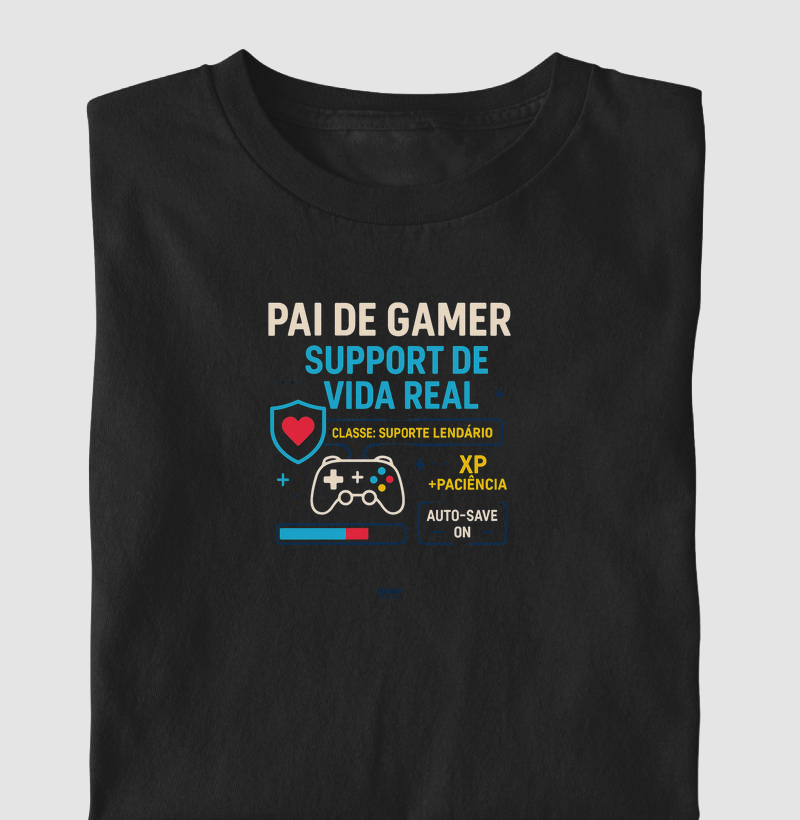 Pai de Gamer Support de Vida Real