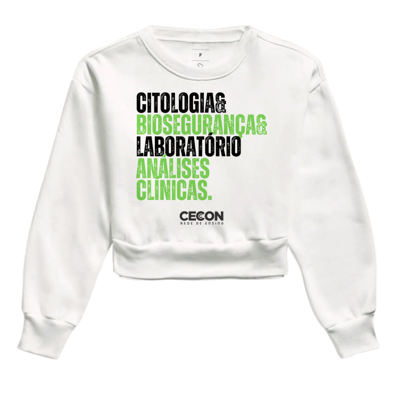 Camisa laboratorio e analises clinicas