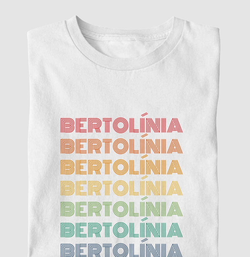 Bertolínia Letreiro Retrô