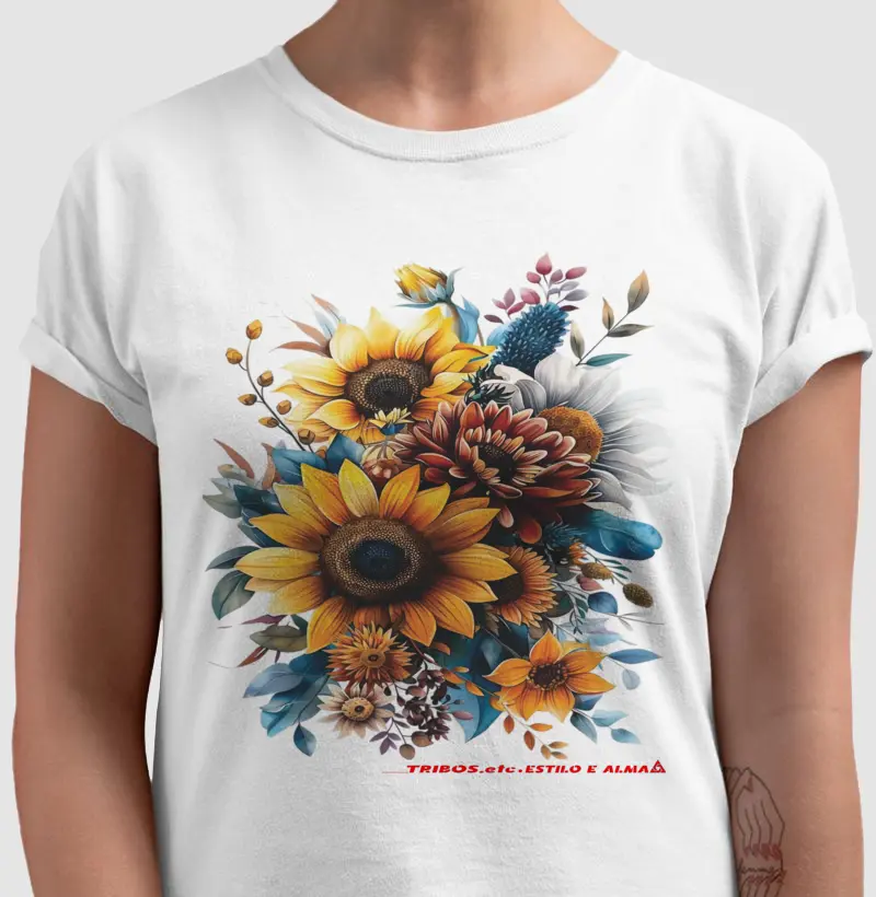 CAMISETA RESERVA.INK MASCULINA E FEMININA TRIBOS.etc GIORASSOL