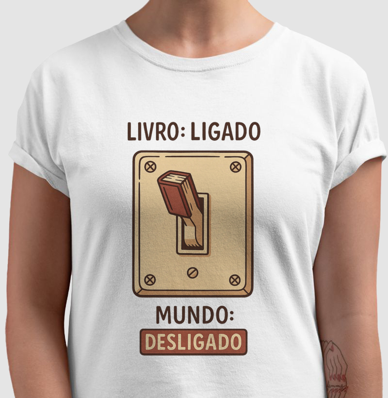 LIVRO: LIGADO. MUNDO: DESLIGADO.