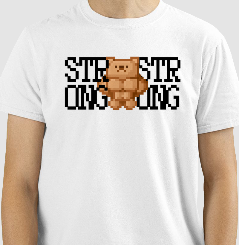 Cami Clássica — 8Bit StrongTeddy