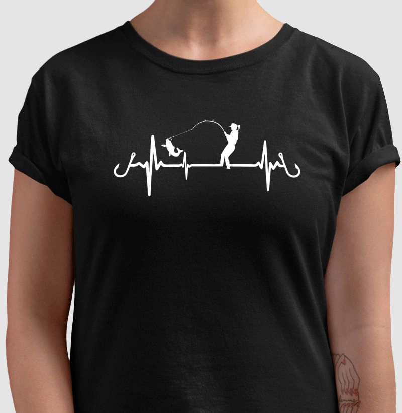 Camisa Pescadora Batimento Cardíaco