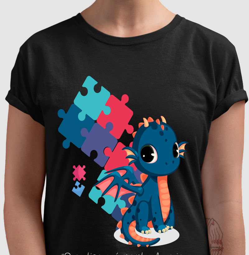 Camiseta-Eu defino o Autismo