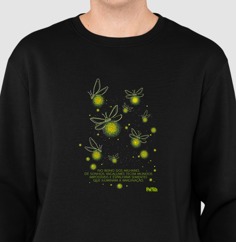 MOLETOM SUÉTER SLIM "SONHO" / REINO DOS VAGALUMES 