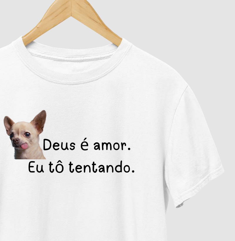 Deus é amor eu tô tentando