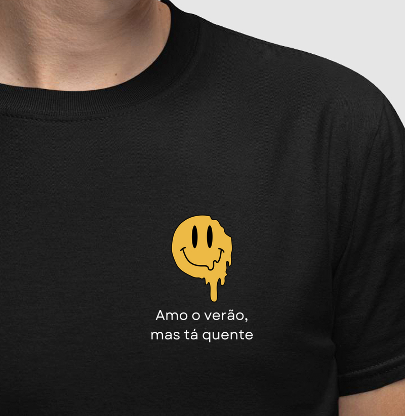 Camiseta | Amo o verão, mas tá quente