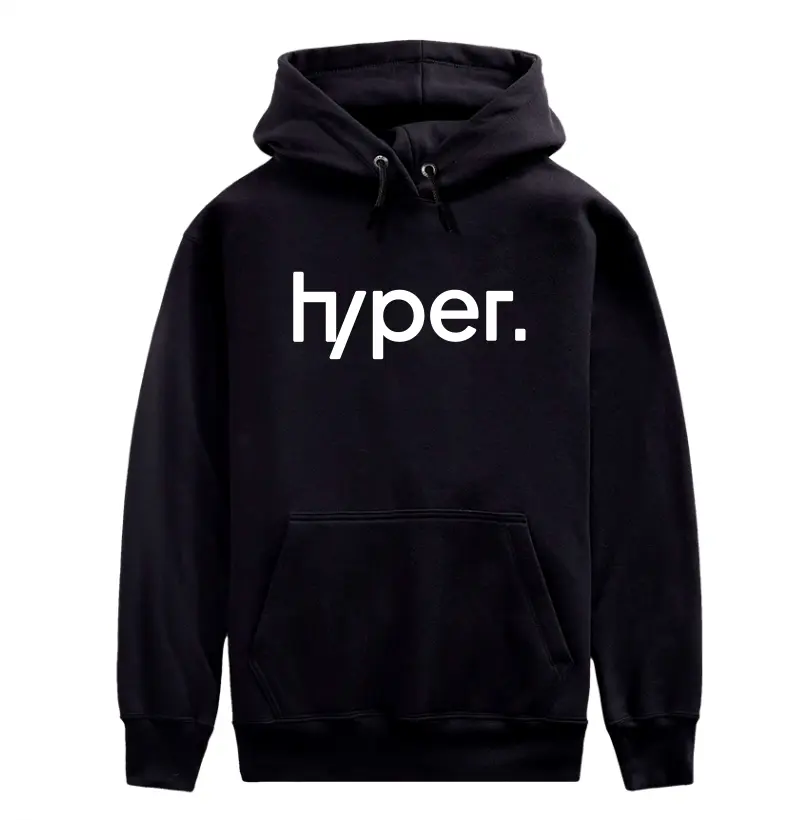 MOLETOM HYPER LOGO BRANCA