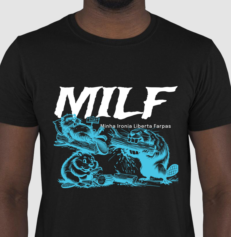 Minha ironia liberta farpas - basica preta