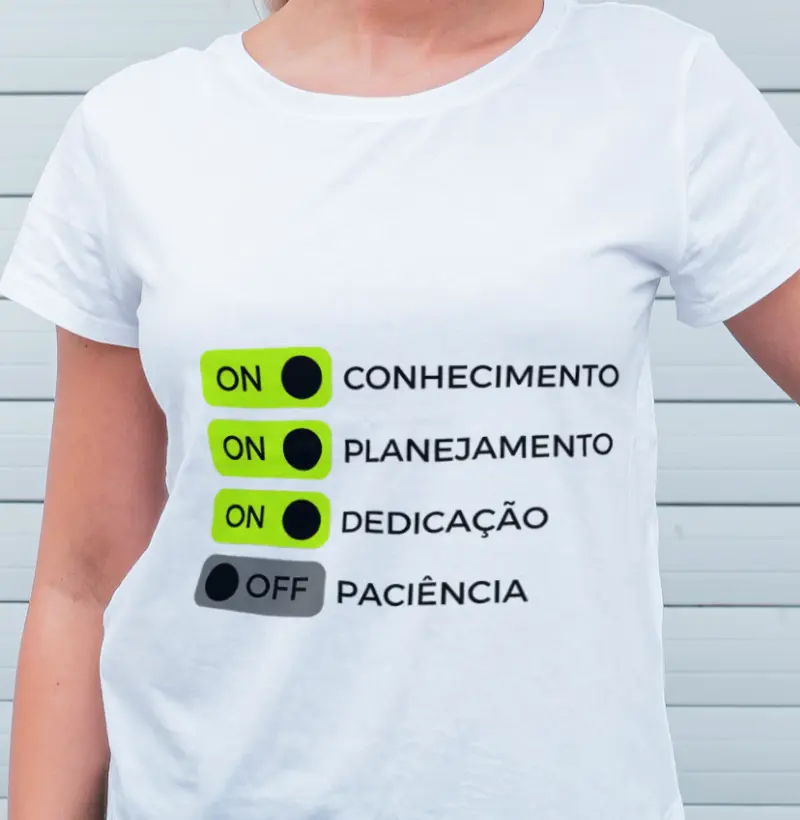 Camiseta Paciência Zero