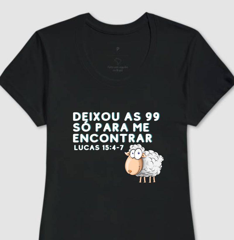Camiseta Feminina as 99 ovelhas