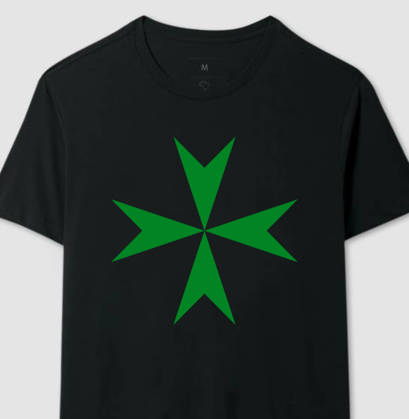 Camiseta com cruz estilizada de Lazarus