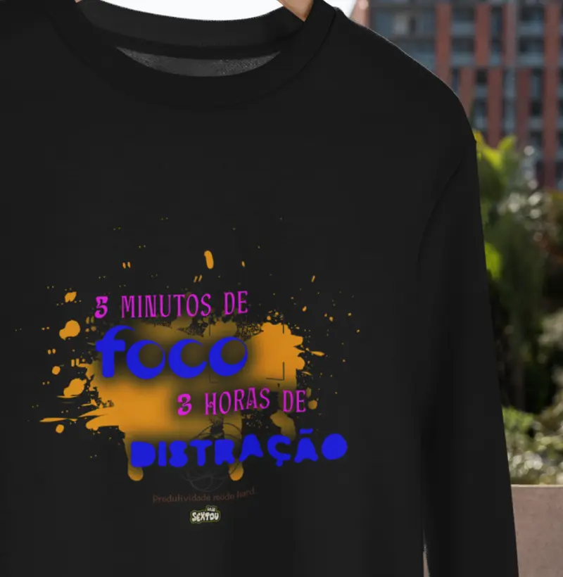 5 Minutos de foco 3 horas de distração