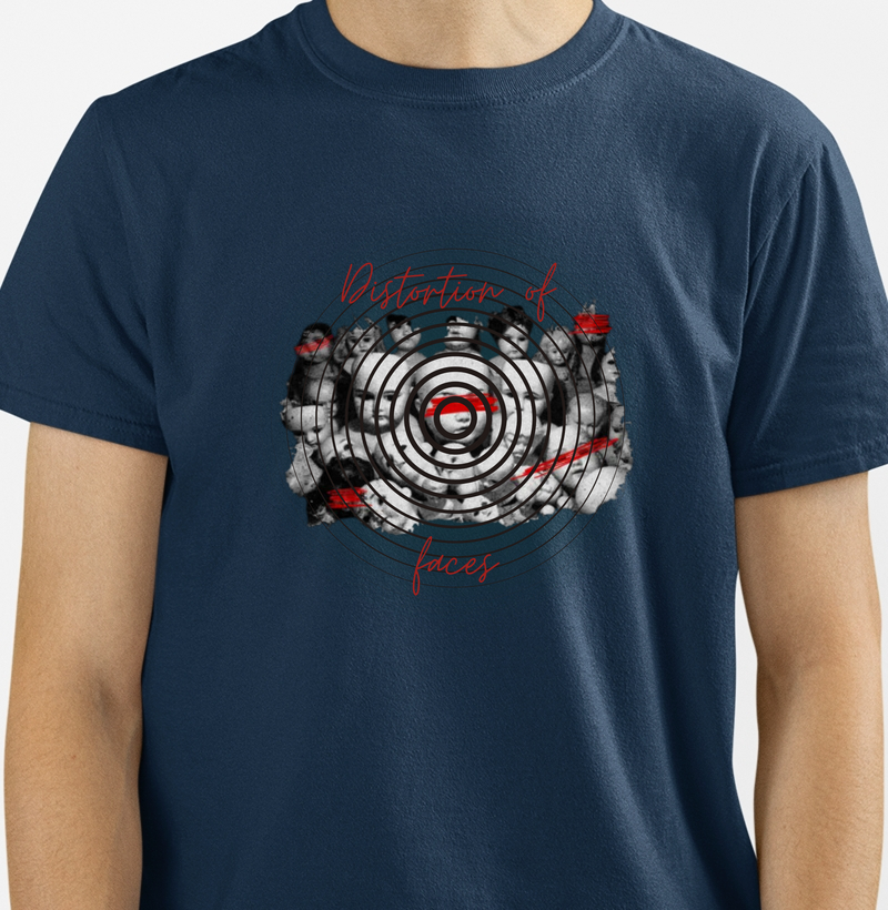 47- CAMISETA DISTORTION OF FACES