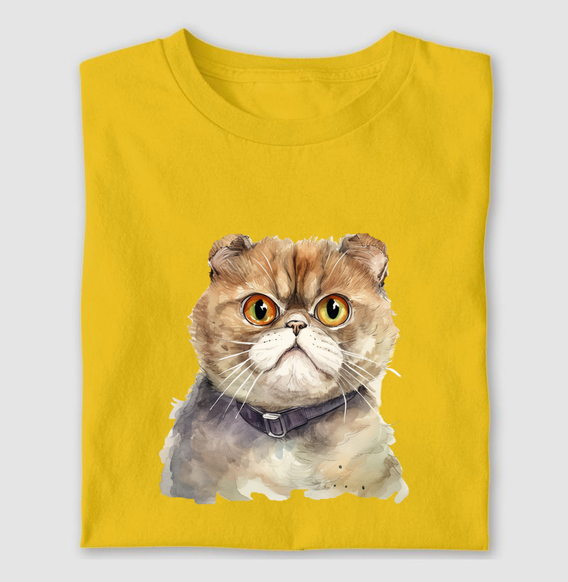 Gato Foldex aquarela