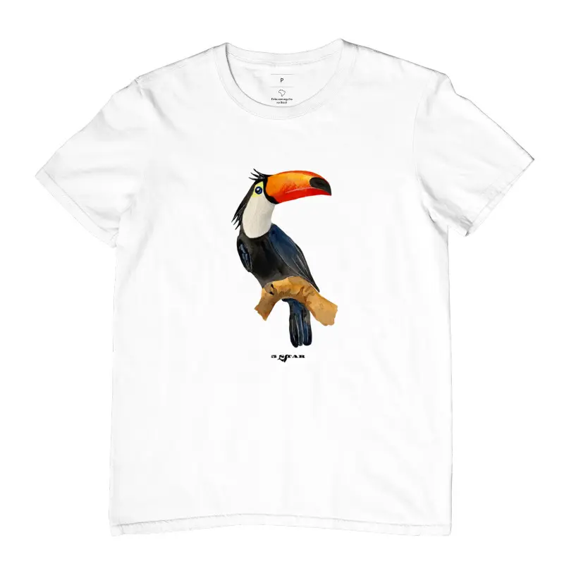 Camiseta Tucano Aquarela