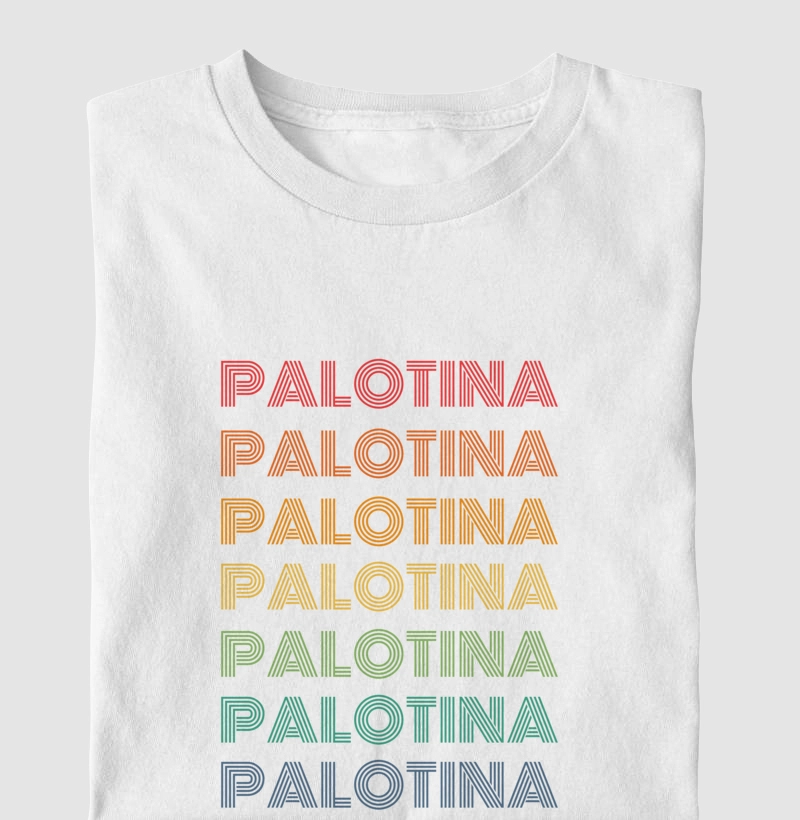 Palotina Letreiro Retrô