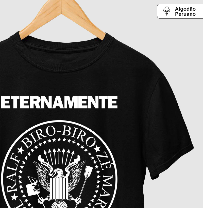  Camiseta Algodão Peruano Eternamente