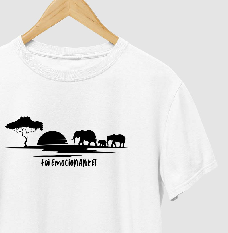 Camiseta Animalis Férias Feliz 100% Algodão