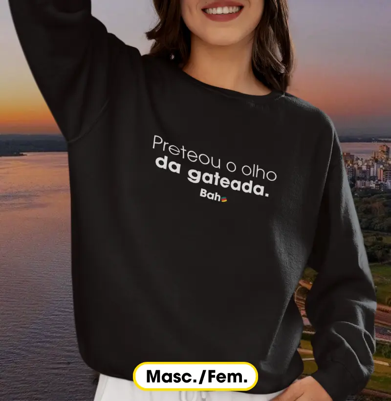 Preteou o olho da gateada