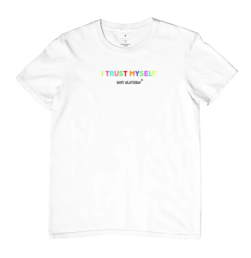 Camiseta Suit I Trust Myself - Branca