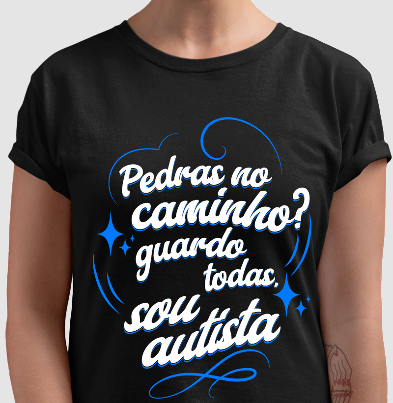 Pedras no Caminho (estampa azul)