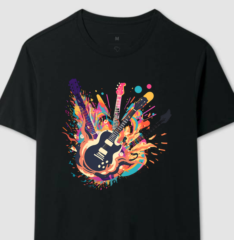 CAMISETA GUITAR EXPLOSION 