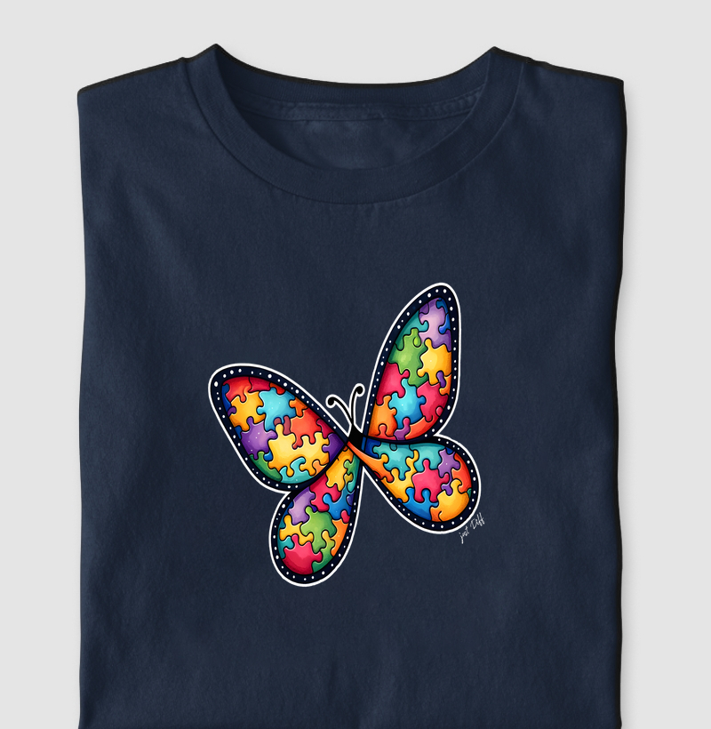 Borboleta Puzzle - Liberdade e Inclusão