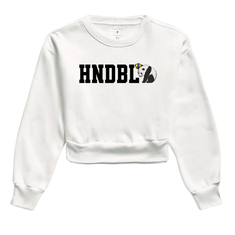 Cropped Moletom de Handebol - HNDBL + Panda