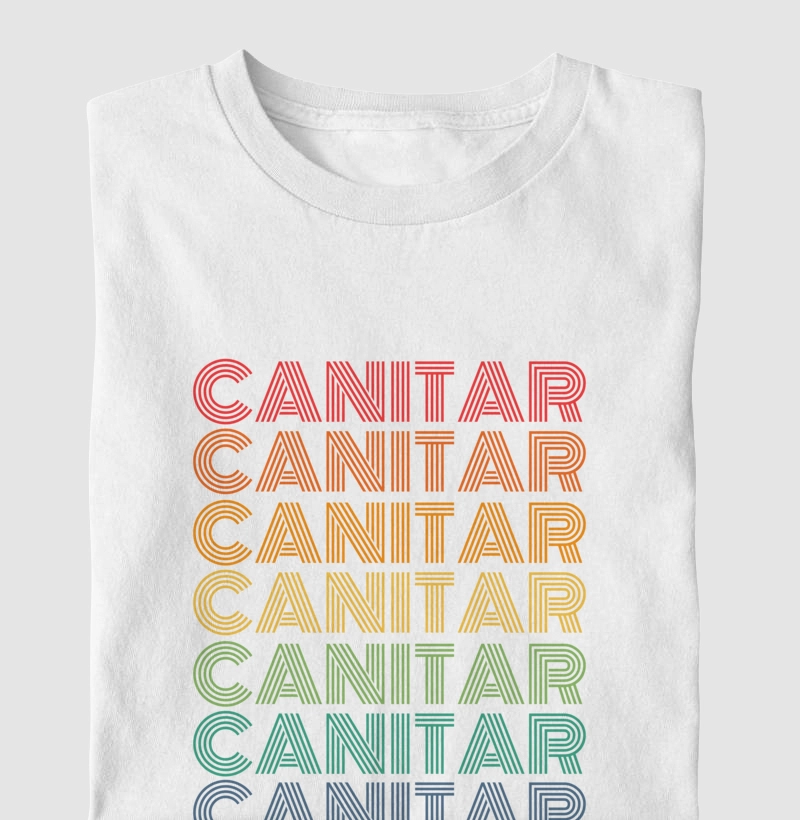 Canitar Letreiro Retrô