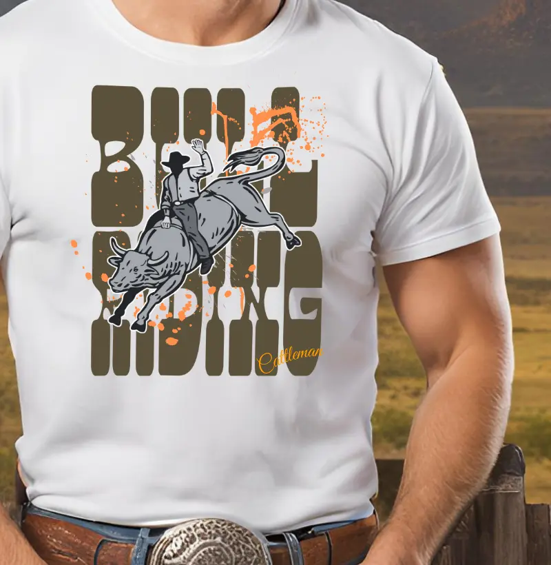 Camiseta bull riding | Camiseta country RODEIO
