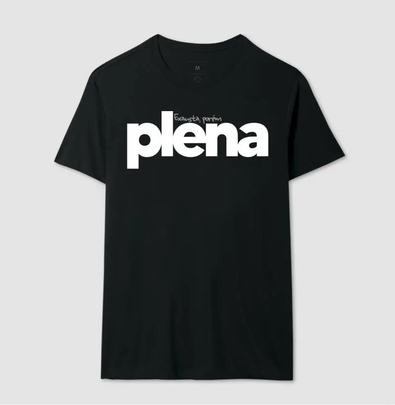 Exausta, porém plena.